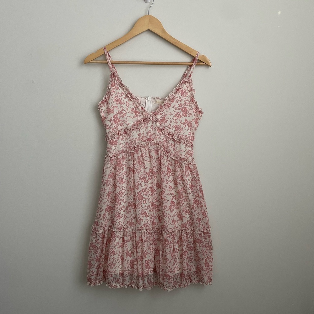 Madden Girl Pink Floral Dress